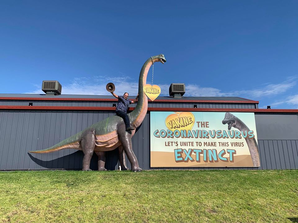 Vaxine the Coronavirusaurus